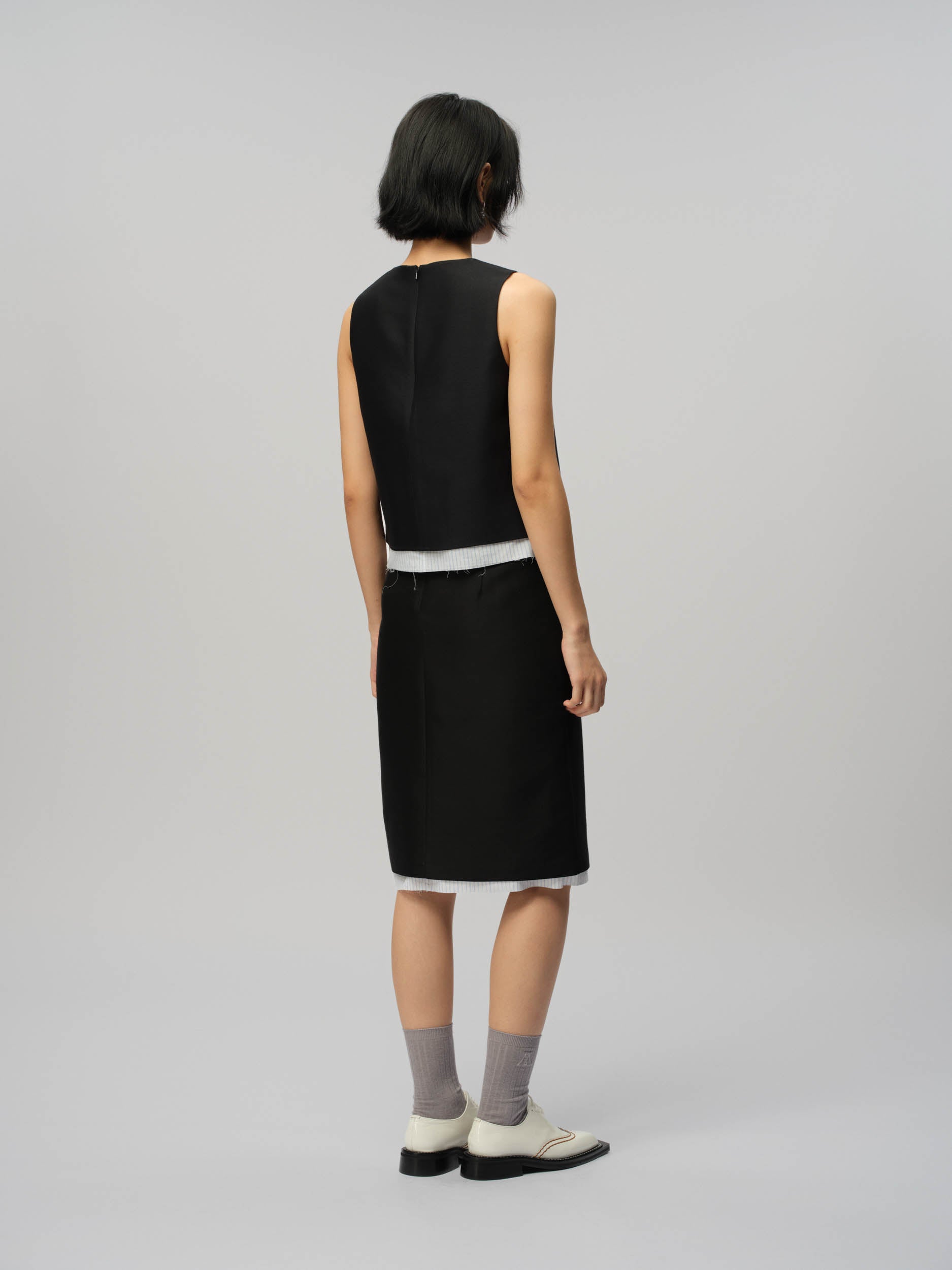 Layered Midi Skirt