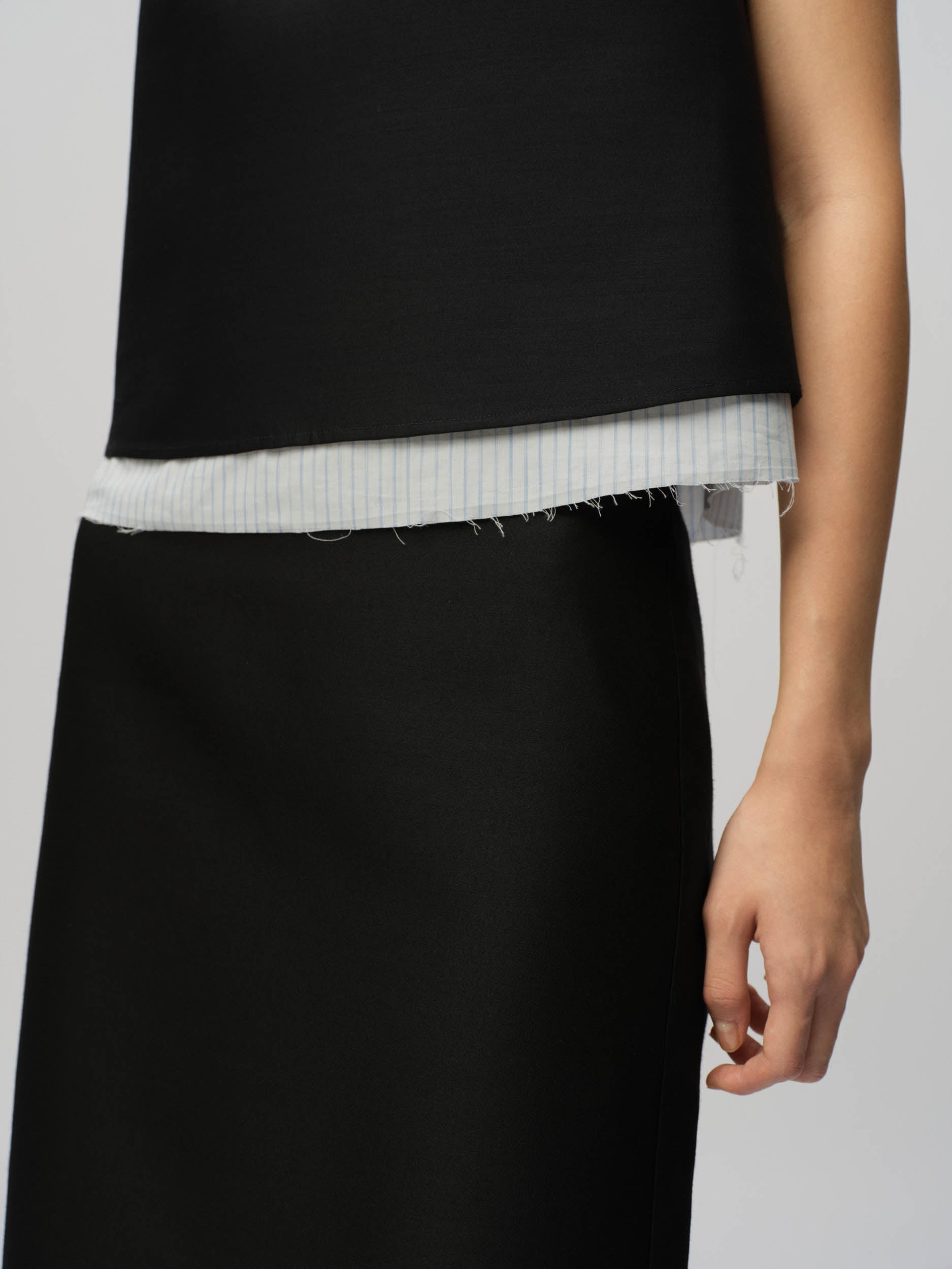 Layered Midi Skirt