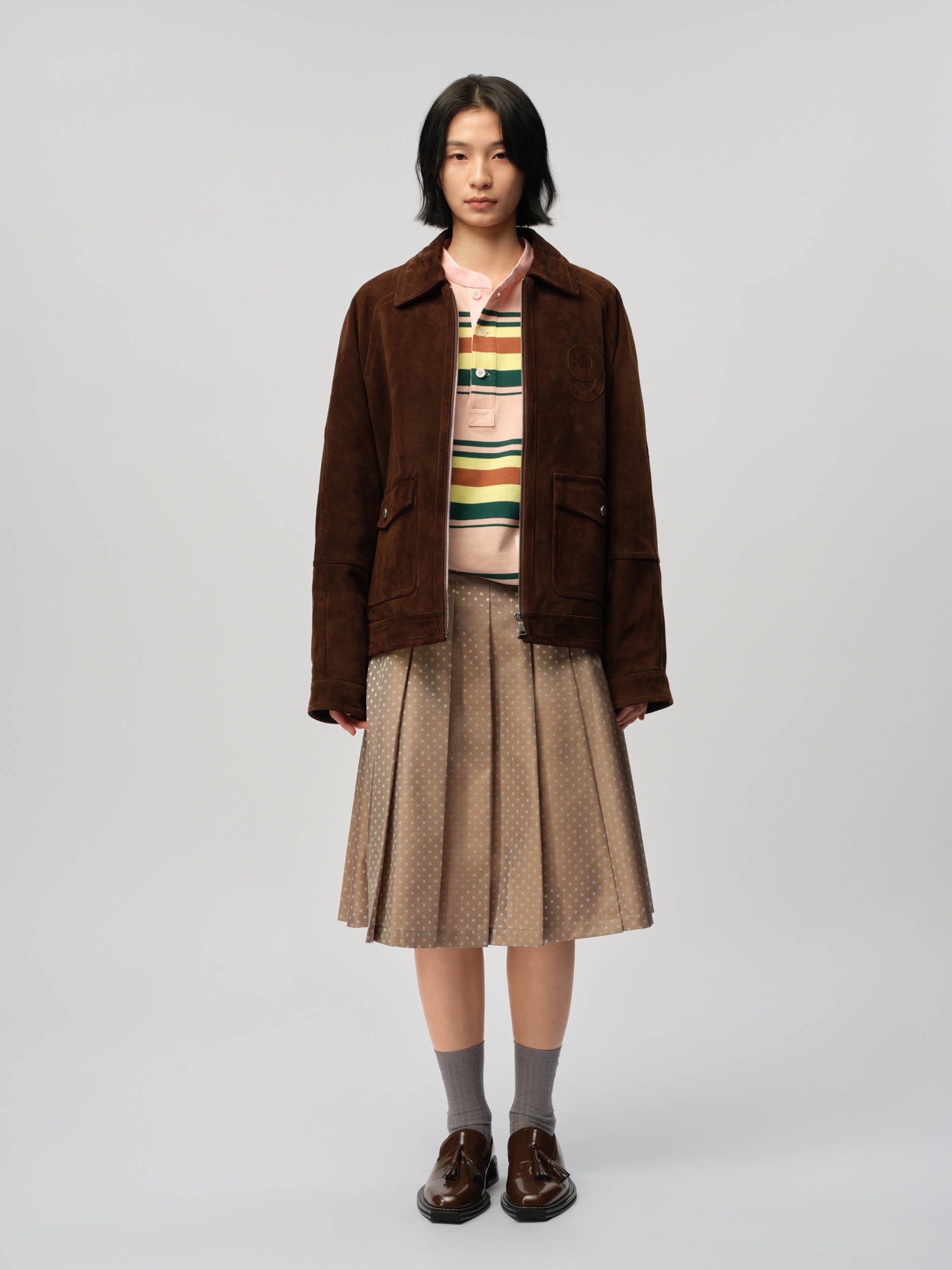 Suede Blouson