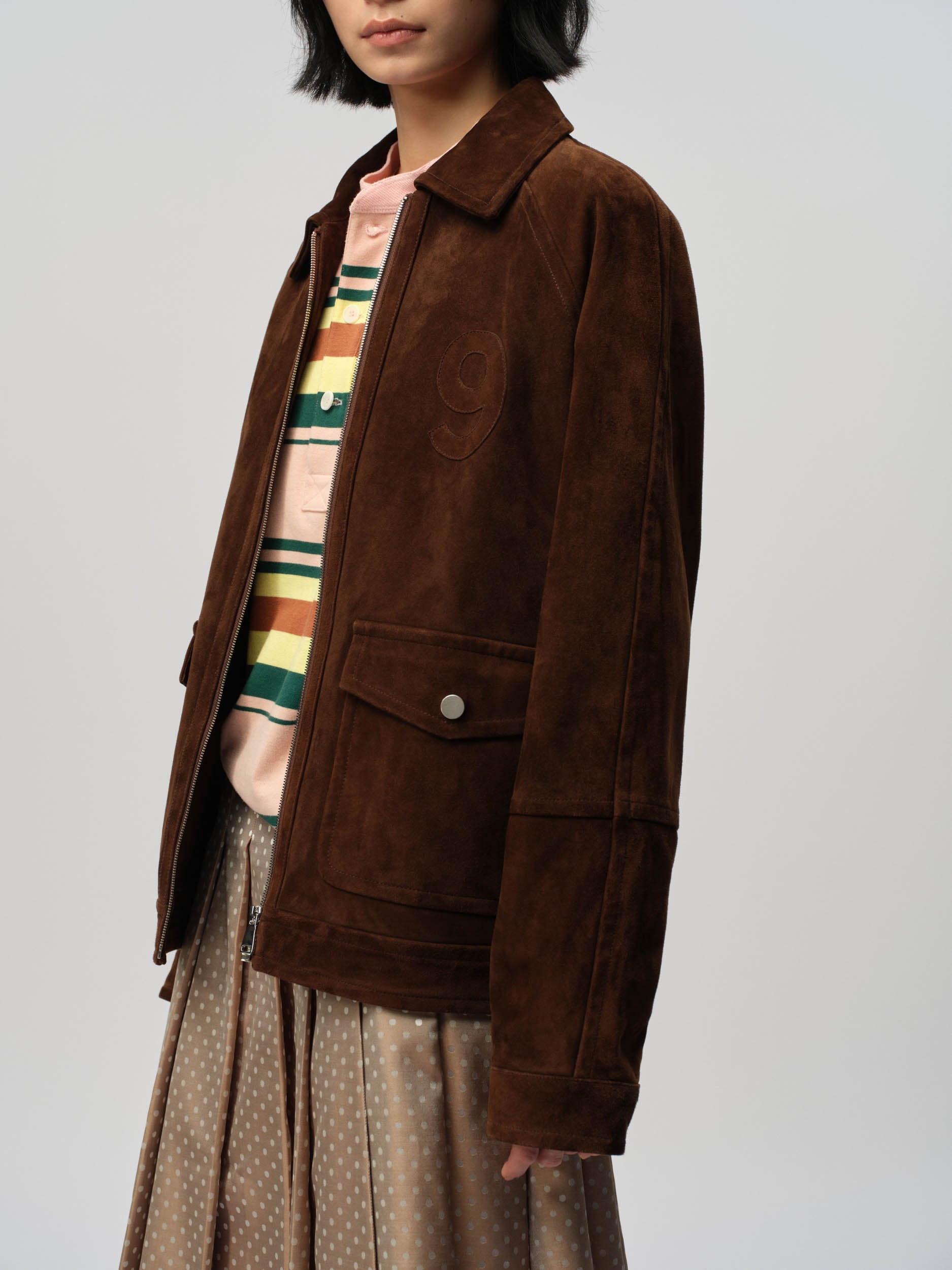 Suede Blouson