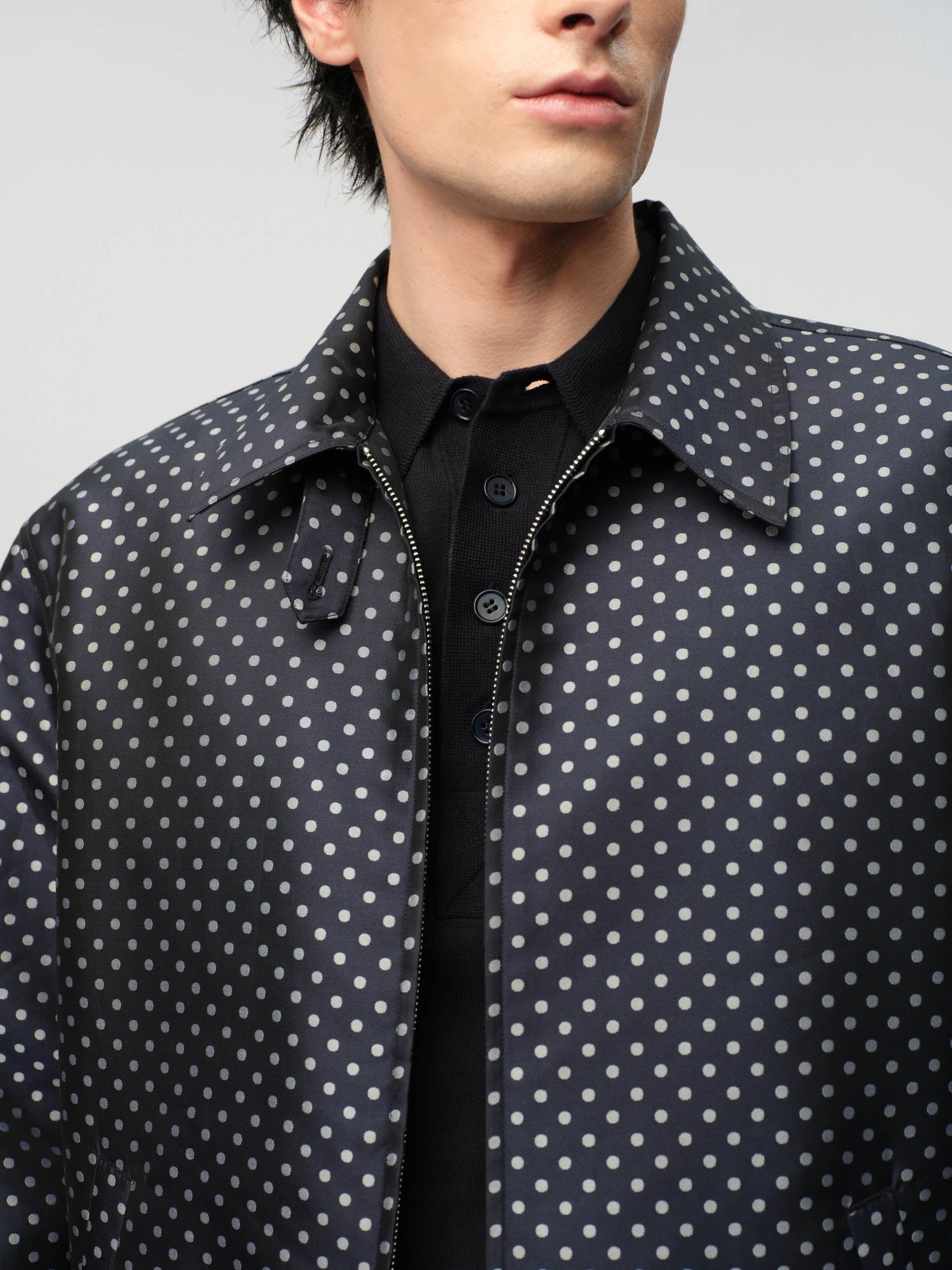 Jaquard Spot Harrington