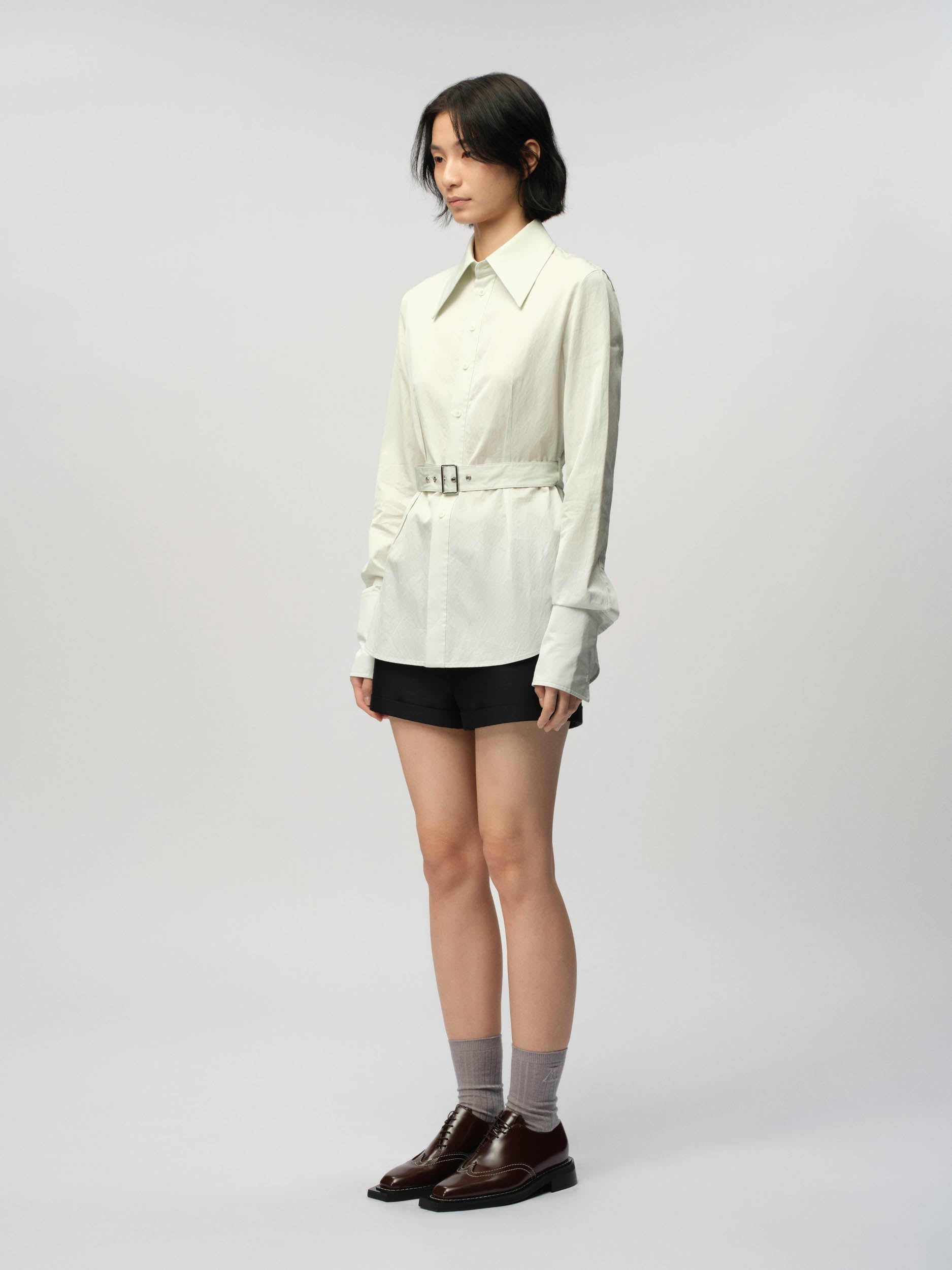 Pointed Collar Shirt