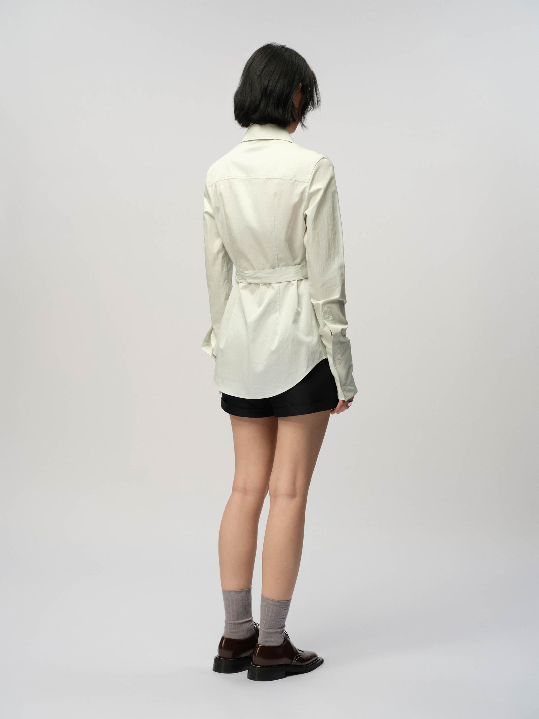 Pointed Collar Shirt