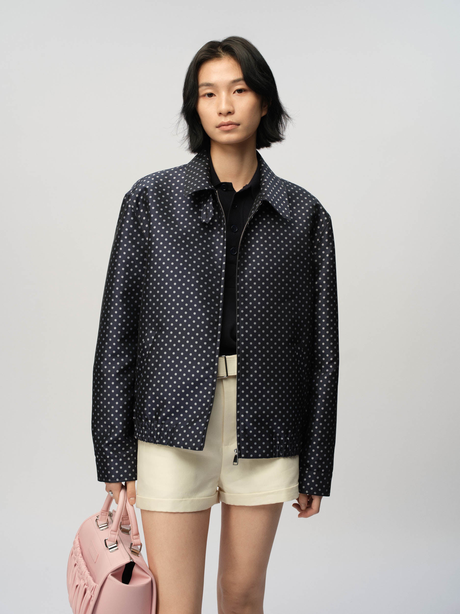 Jaquard Spot Harrington