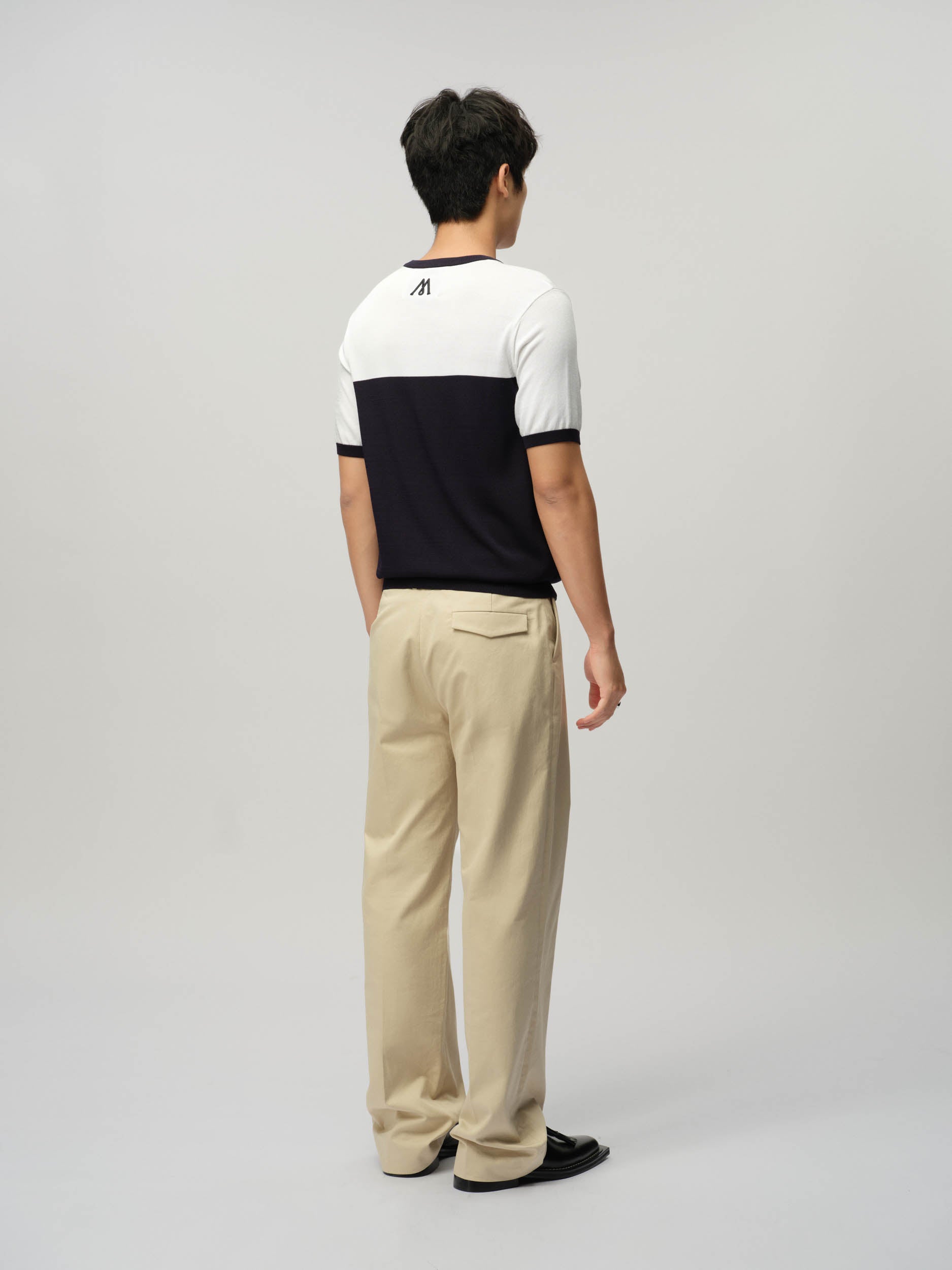 Knitted Crest T-Shirt