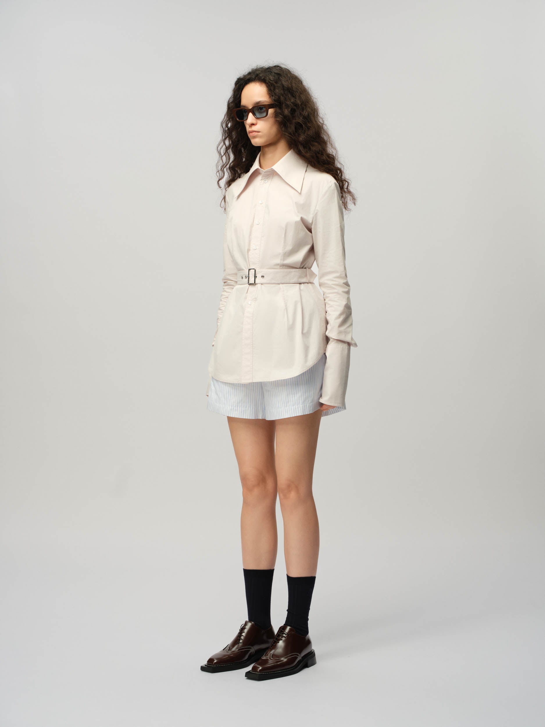 Pointed Collar Shirt