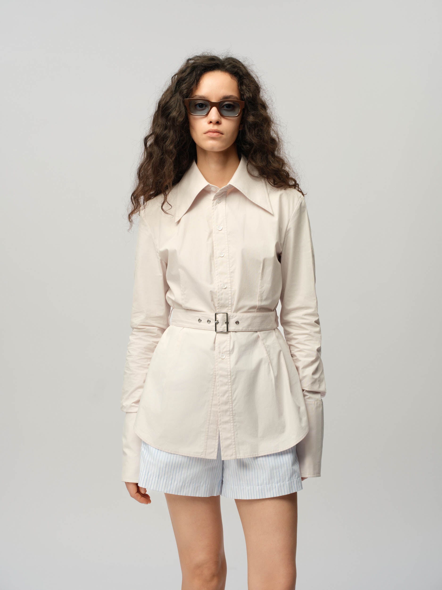 Pointed Collar Shirt