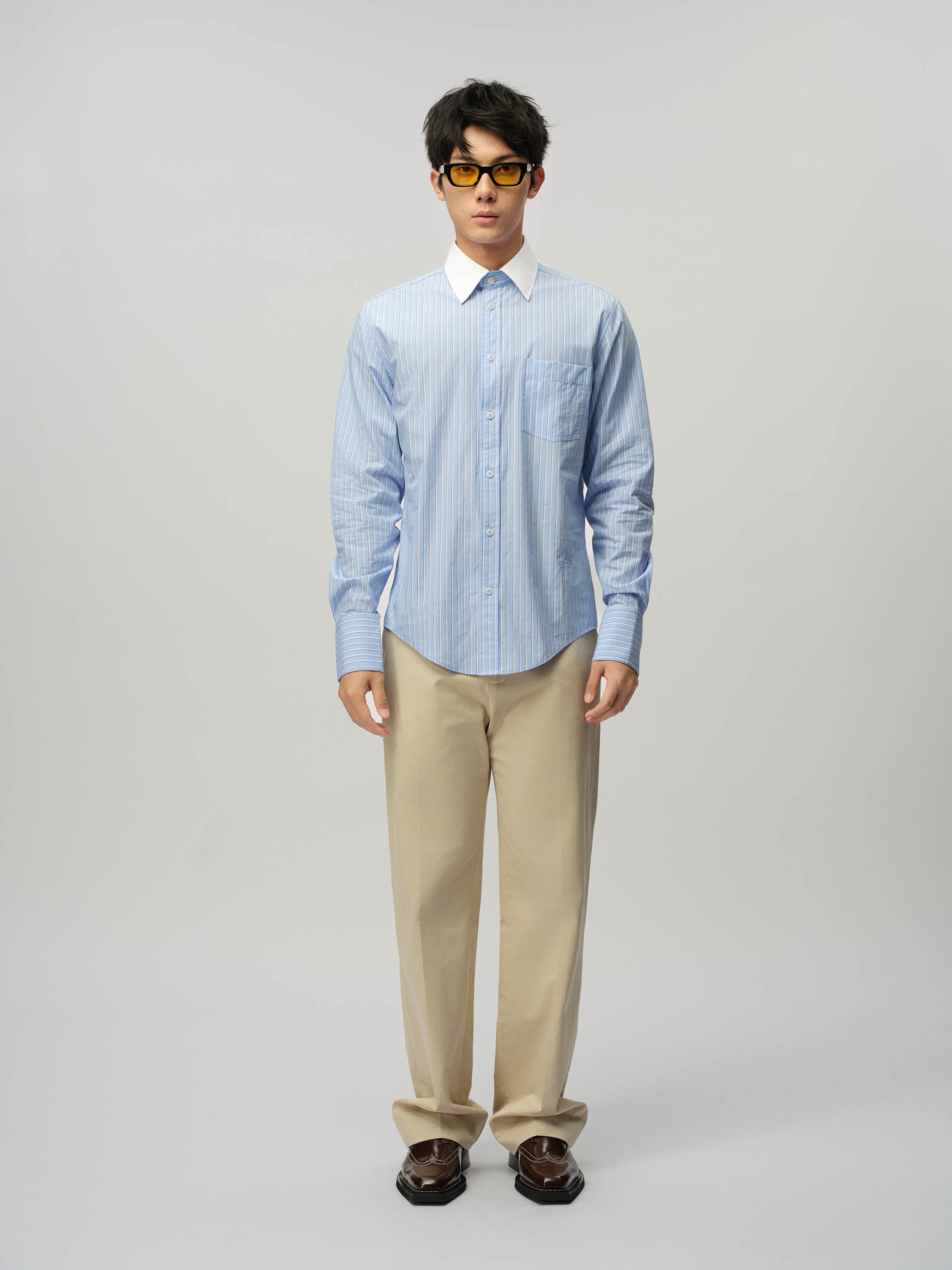 Detachable Collar Shirt