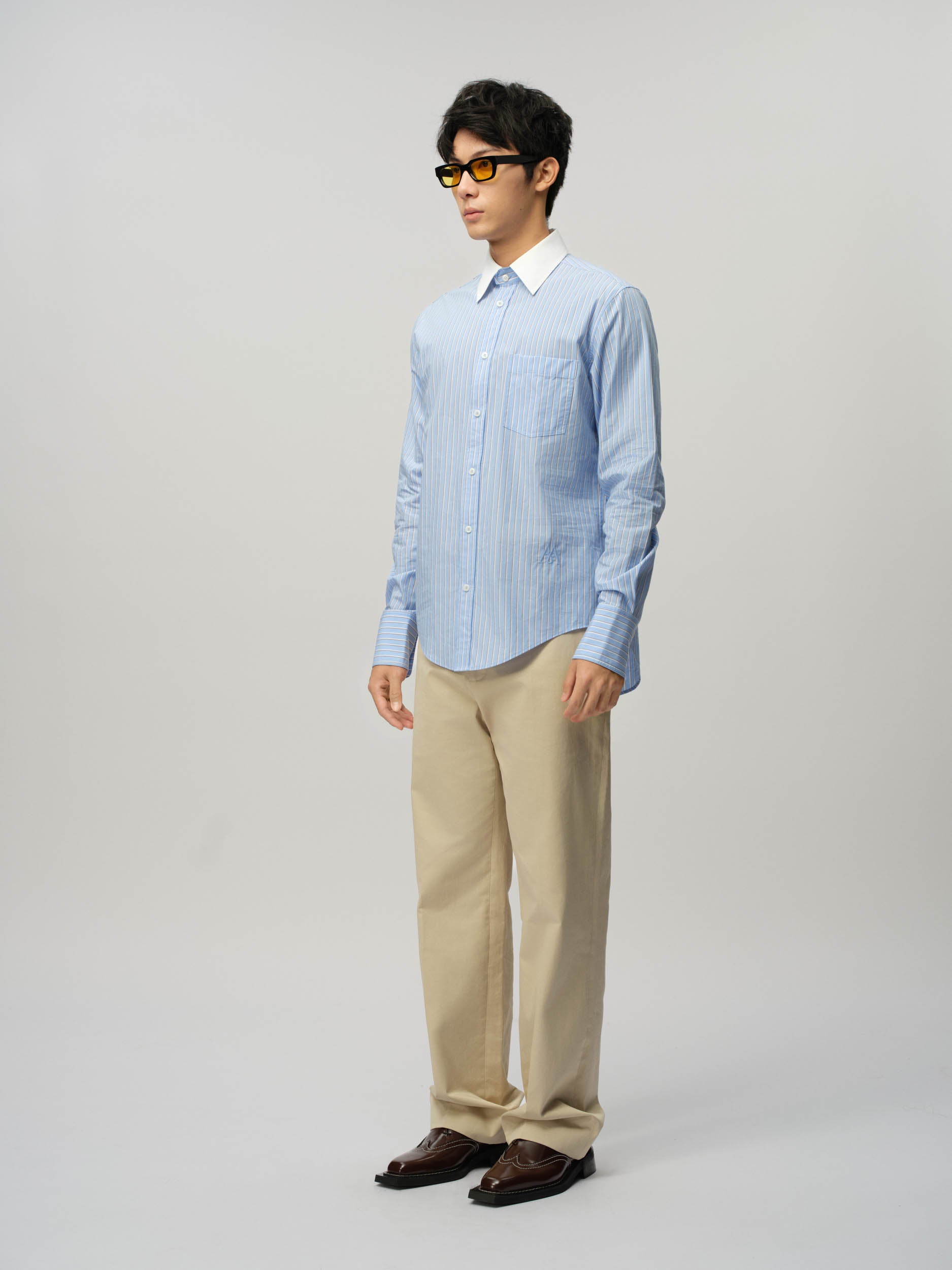 Detachable Collar Shirt