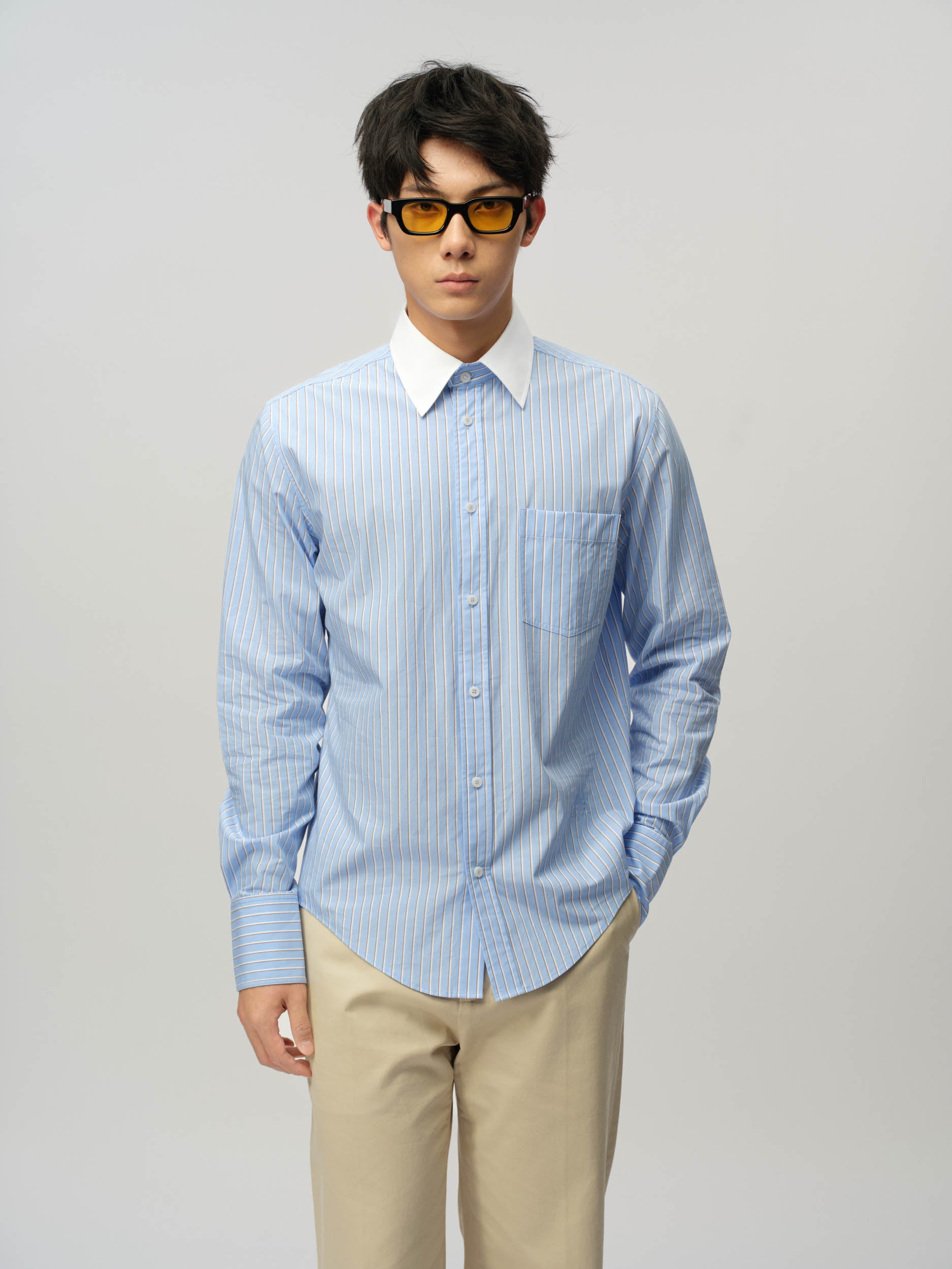 Detachable Collar Shirt