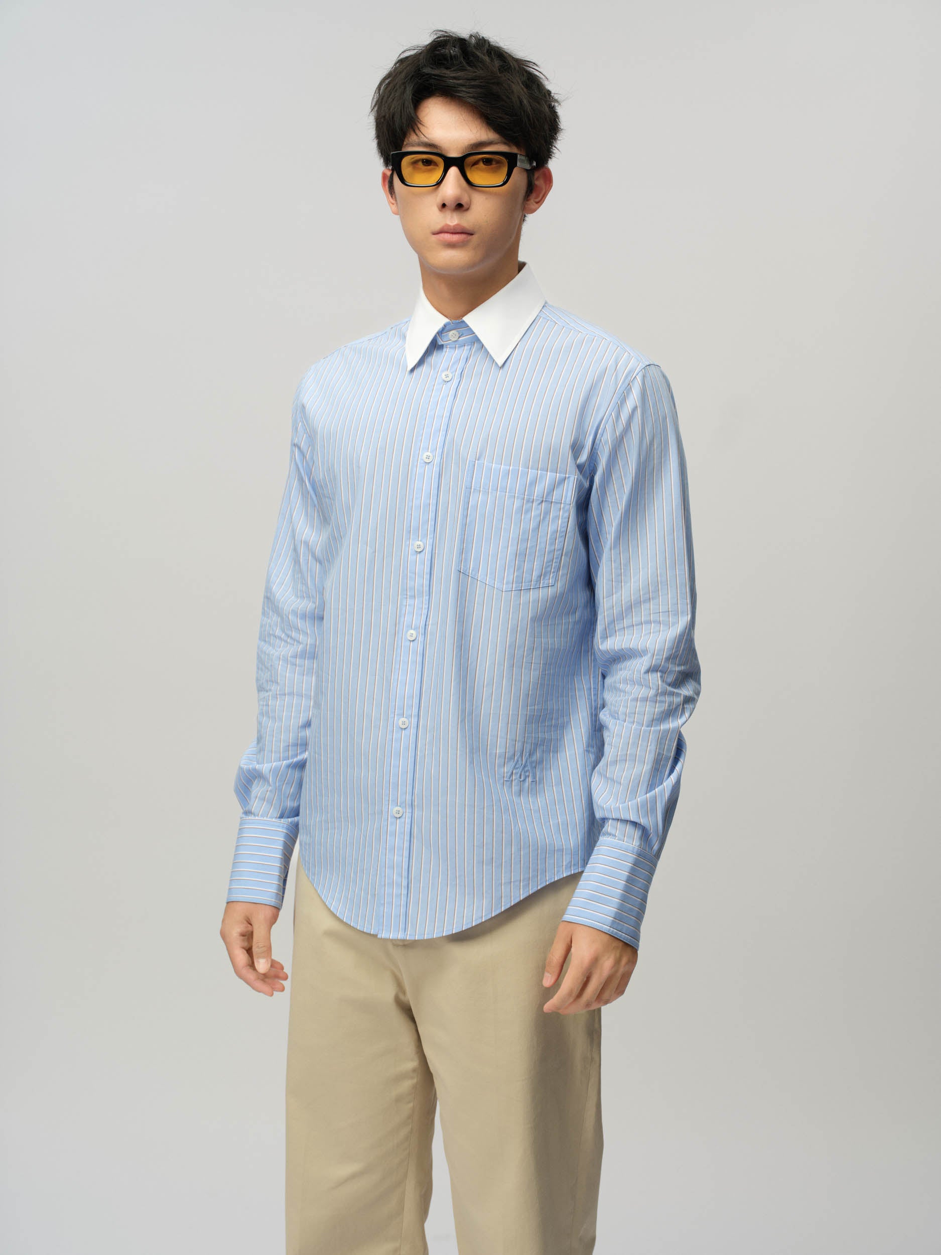 Detachable Collar Shirt