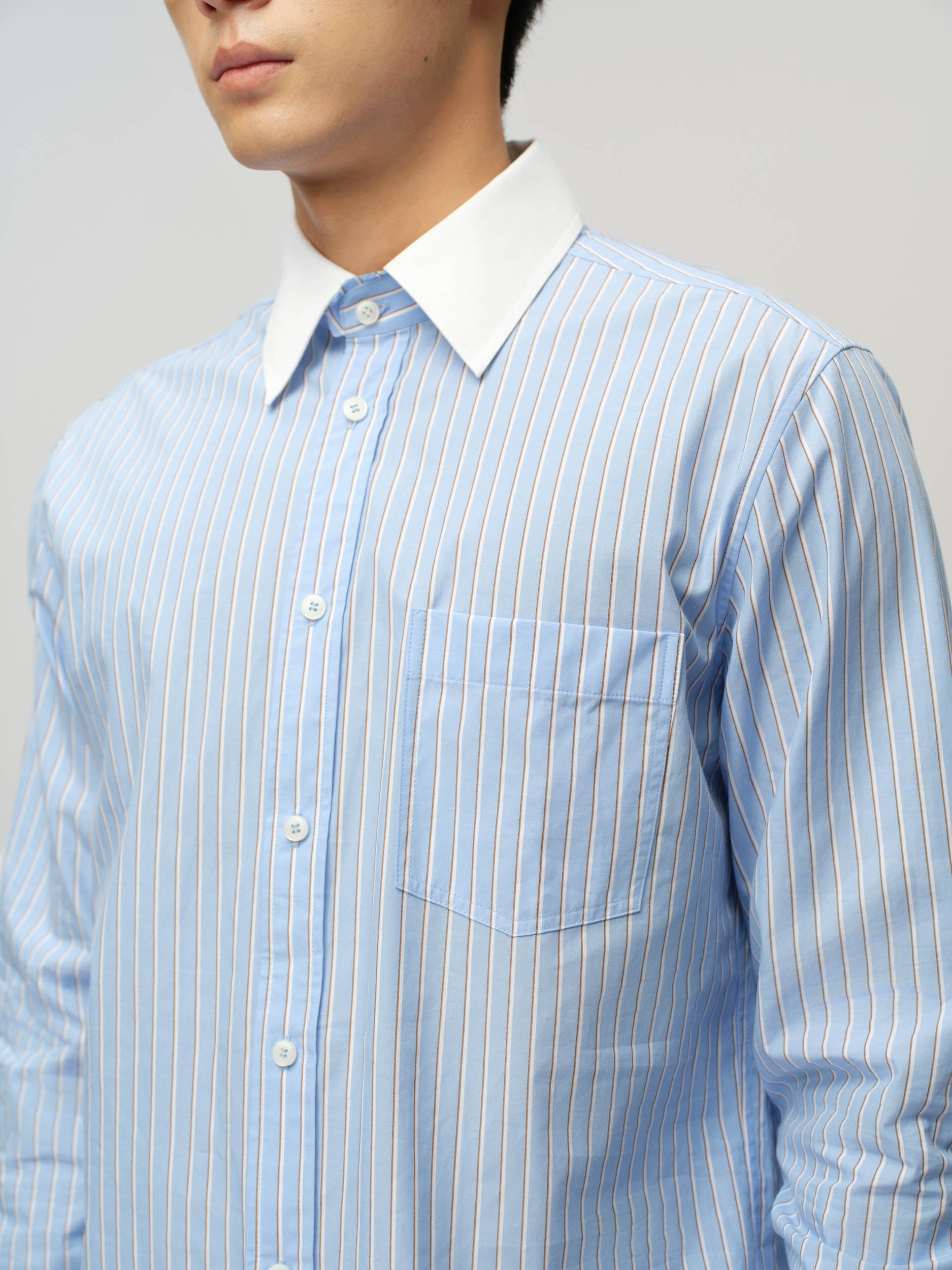 Detachable Collar Shirt