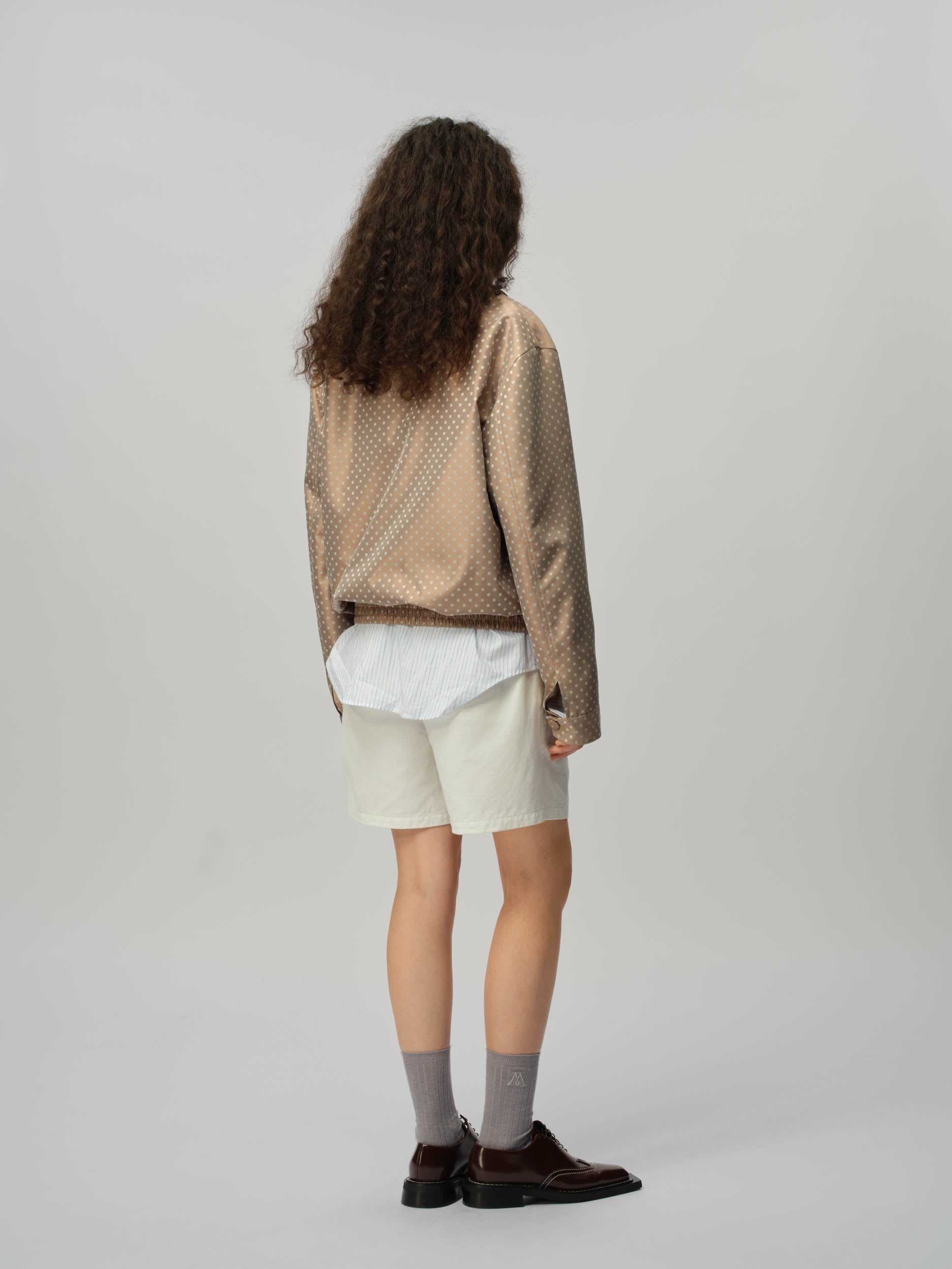 Jacquard Spot Harrington