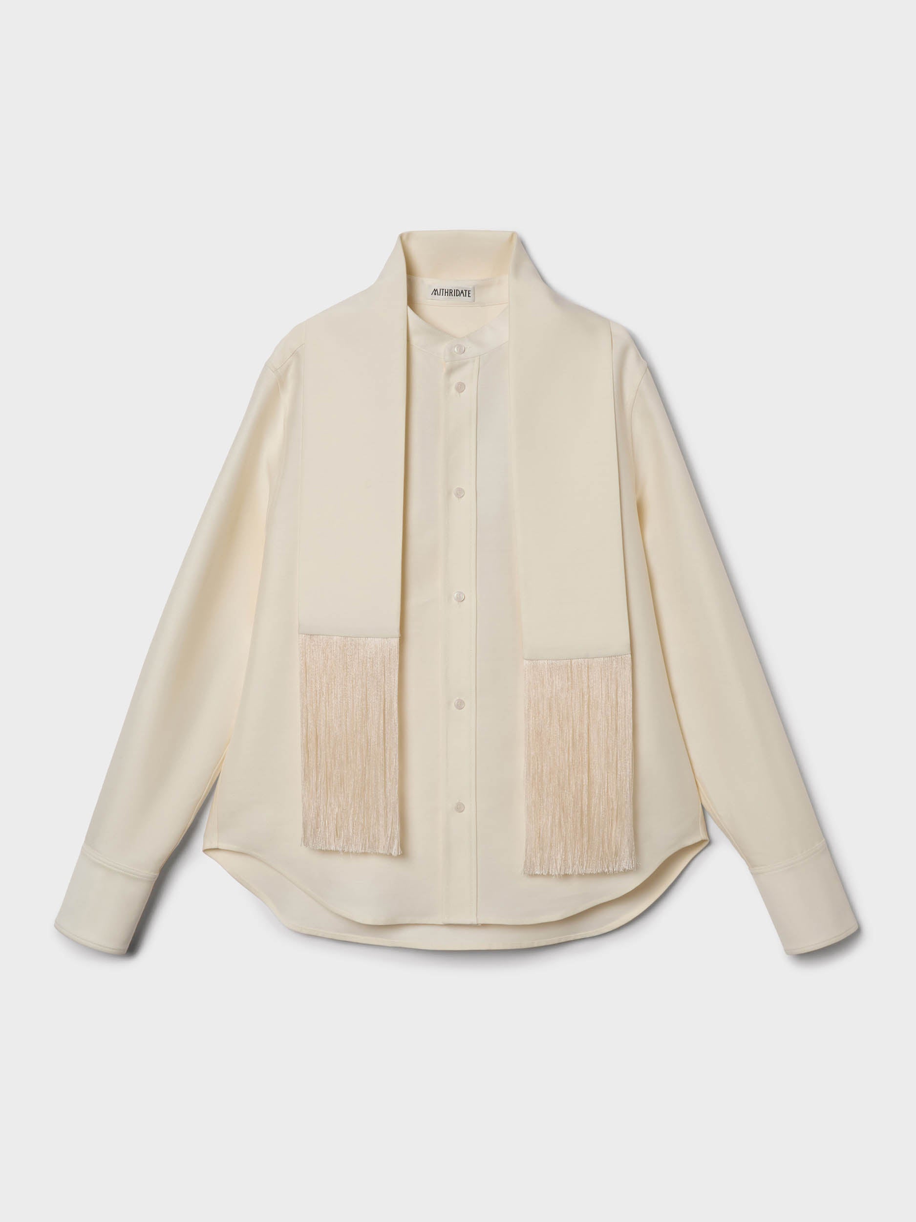 Fringed Scarf Shirt