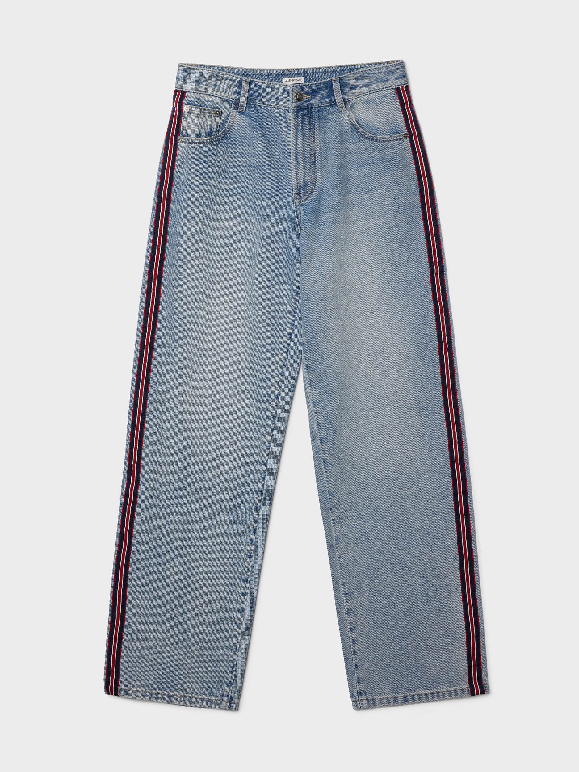 Womens Grossgrain Ribbon Jeans