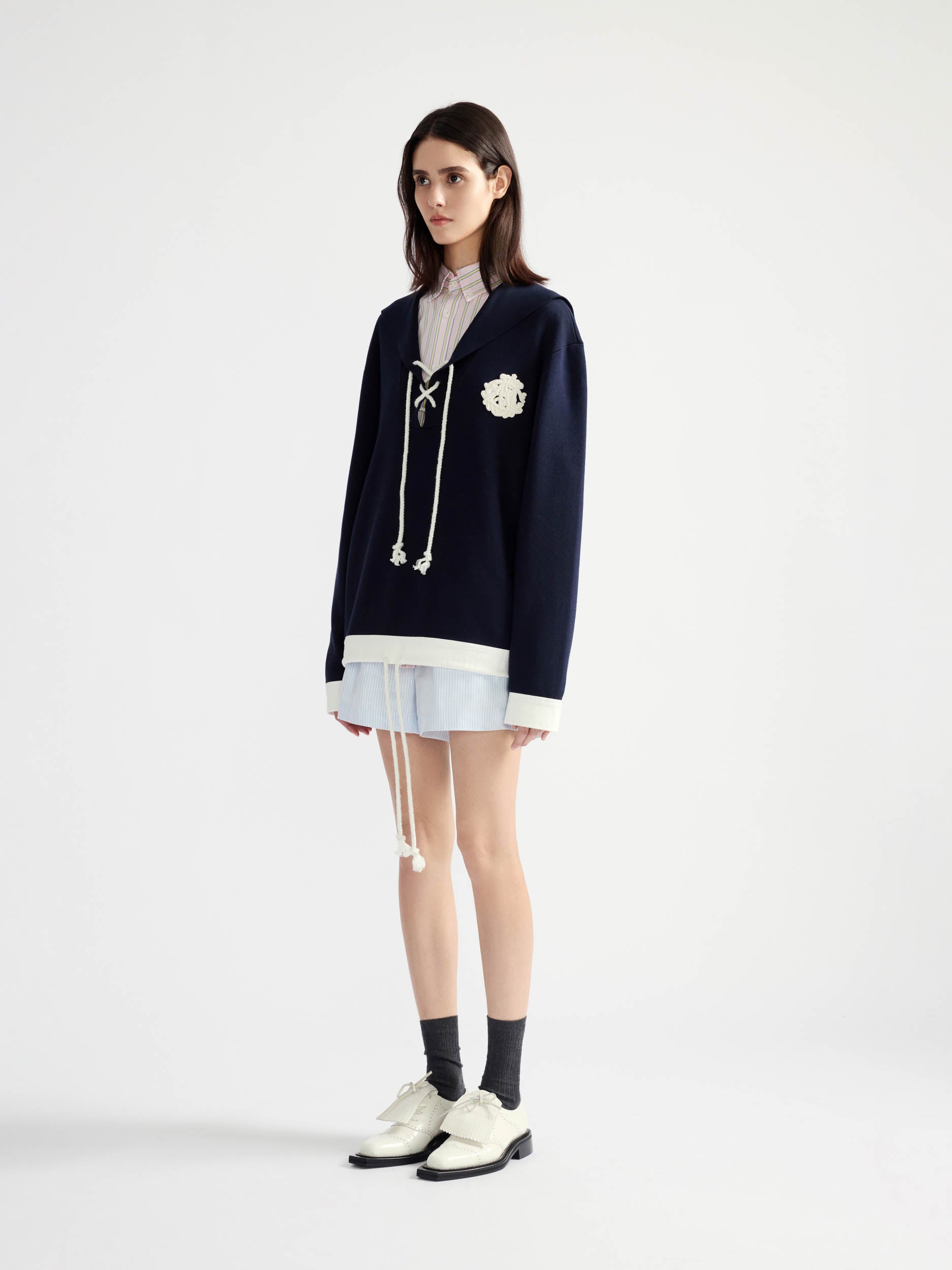 Knitted Sailor Top