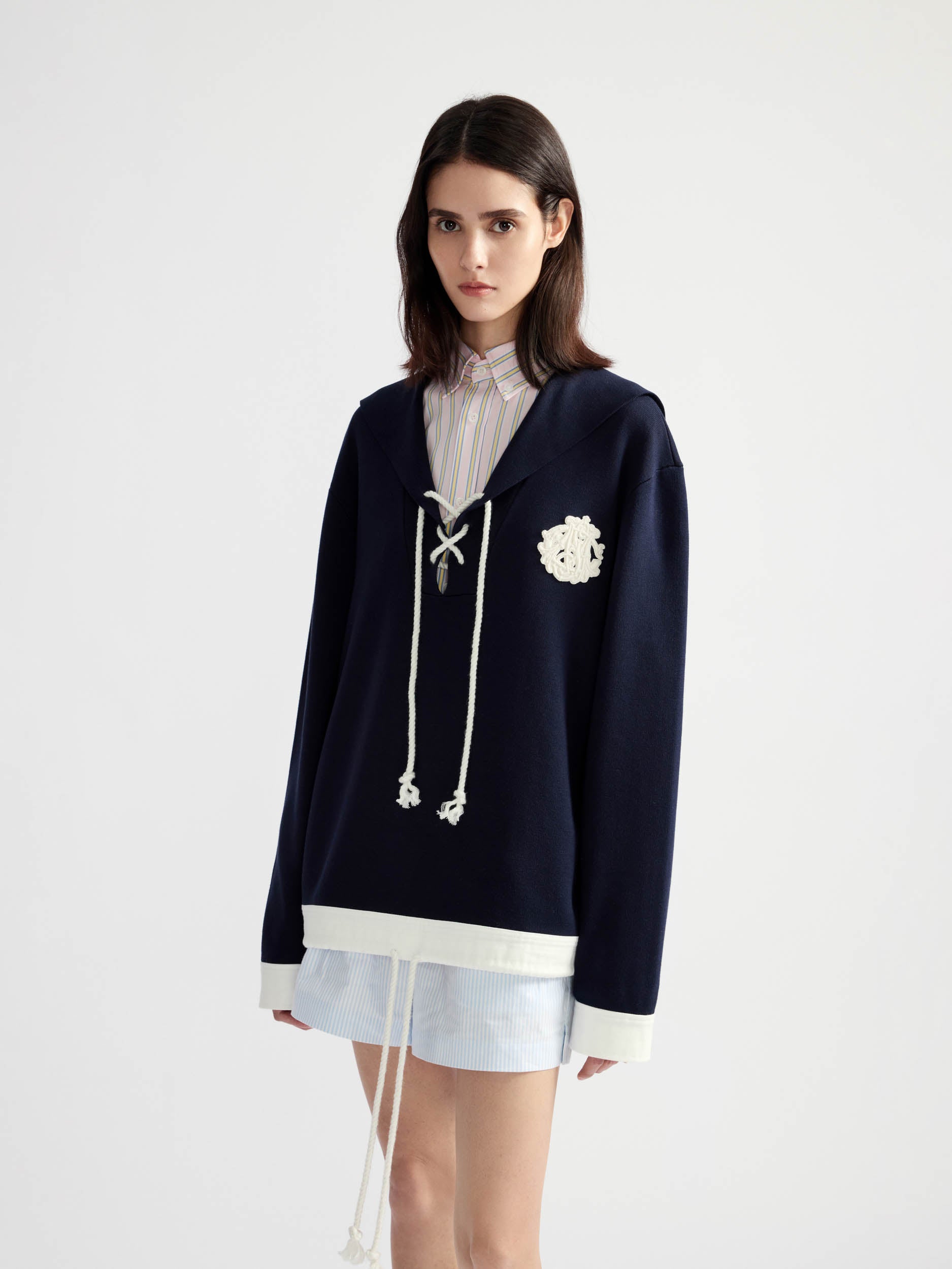 Knitted Sailor Top