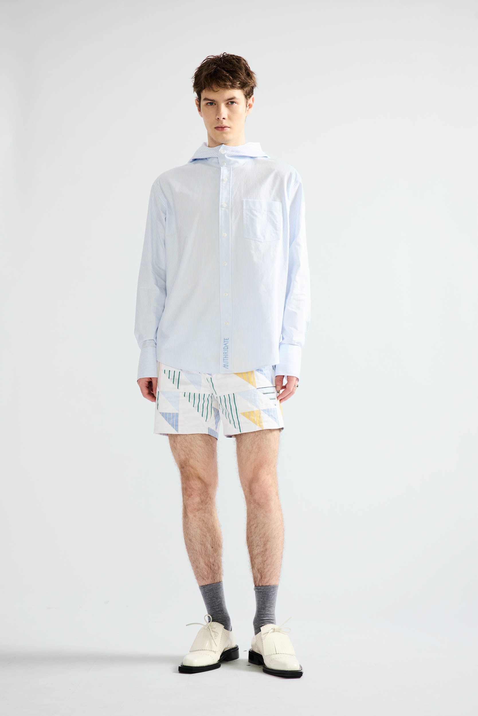 Oversized Hooded Shirt