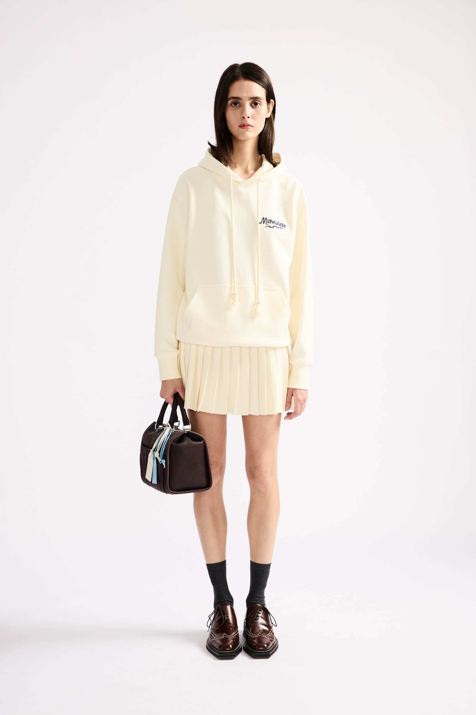 Knitted Pleated Skirt
